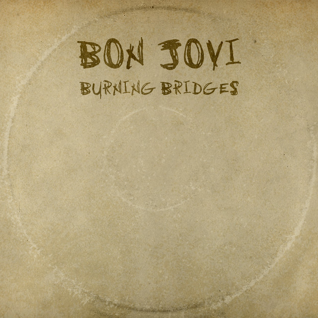 Bon Jovi - Burning Bridges Album Cover [Metaalprint]