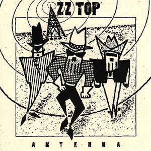 ZZ Top - Antenna Album Cover [Metaalprint]