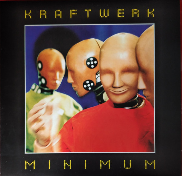 Kraftwerk - Minimum Album Cover [Metaalprint]