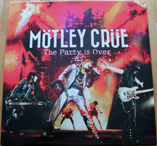 Mötley Crüe - The Party is Over Album Cover [Metaalprint]
