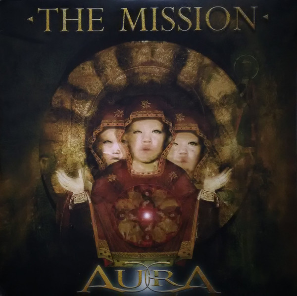 The Mission - Aura Album Cover [Metaalprint]