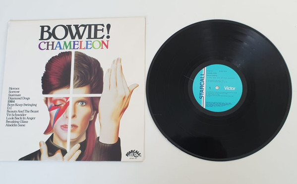 David Bowie - Chameleon Album Cover [Metaalprint]
