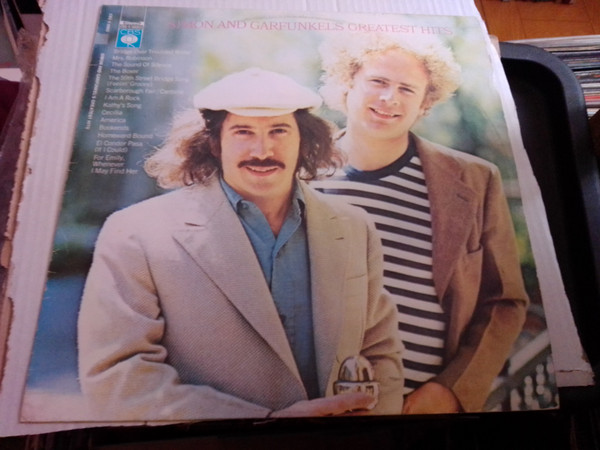 Simon & Garfunkel - Simon And Garfunkel's Greatest Hits Album Cover [Metaalprint]