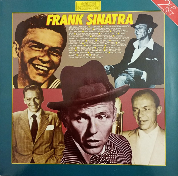 Frank Sinatra - Frank Sinatra Album Cover [Metaalprint]