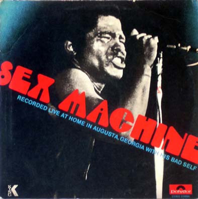 James Brown - Sex Machine Album Cover [Metaalprint]