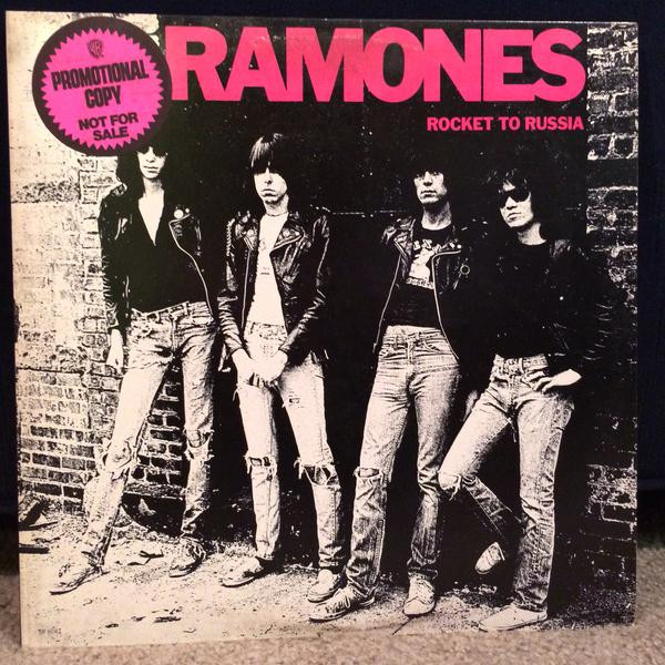 Ramones - Rocket To Russia Album Cover [Metaalprint]