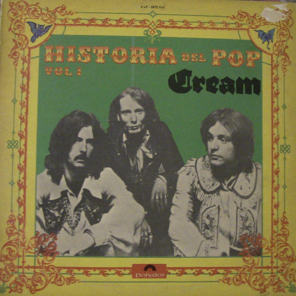 Cream (2) - Historia Del Pop Vol.1 Album Cover [Metaalprint]