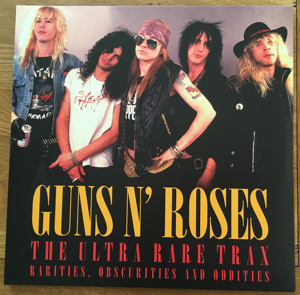 Guns N' Roses - The Ultra Rare Trax Album Cover [Metaalprint]