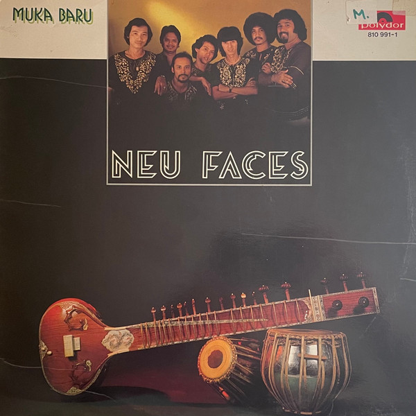 Neu Faces - Muka Baru Album Cover [Metaalprint]