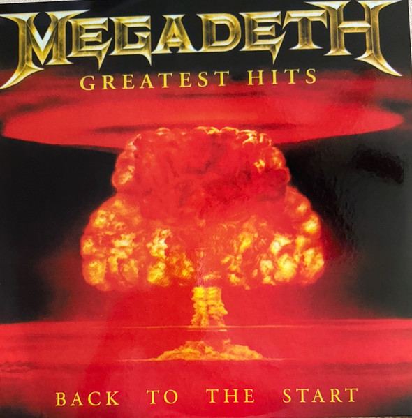Megadeth - Greatest Hits: Back To The Start Album Cover [Metaalprint]