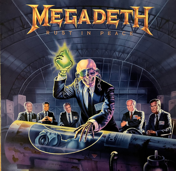 Megadeth - Rust In Peace Album Cover [Metaalprint]