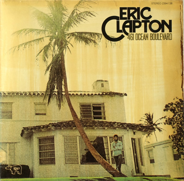 Eric Clapton - 461 Ocean Boulevard Album Cover [Metaalprint]