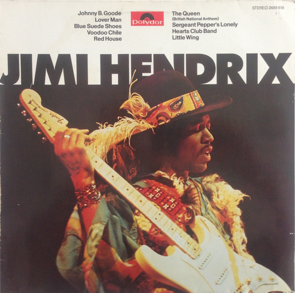Jimi Hendrix - Jimi Hendrix Album Cover [Metaalprint]