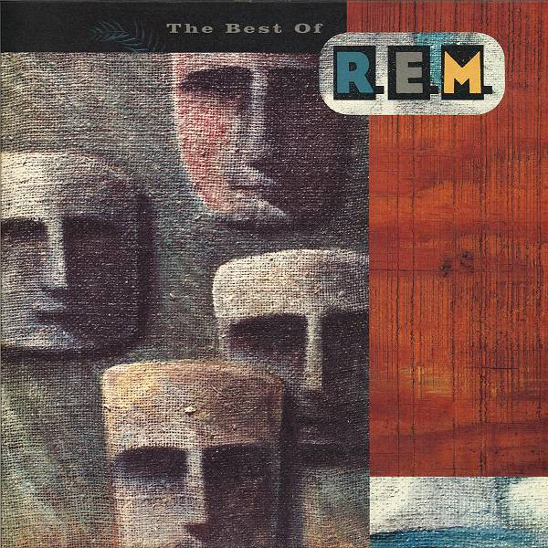R.E.M. - The Best Of R.E.M. Album Cover [Metaalprint]