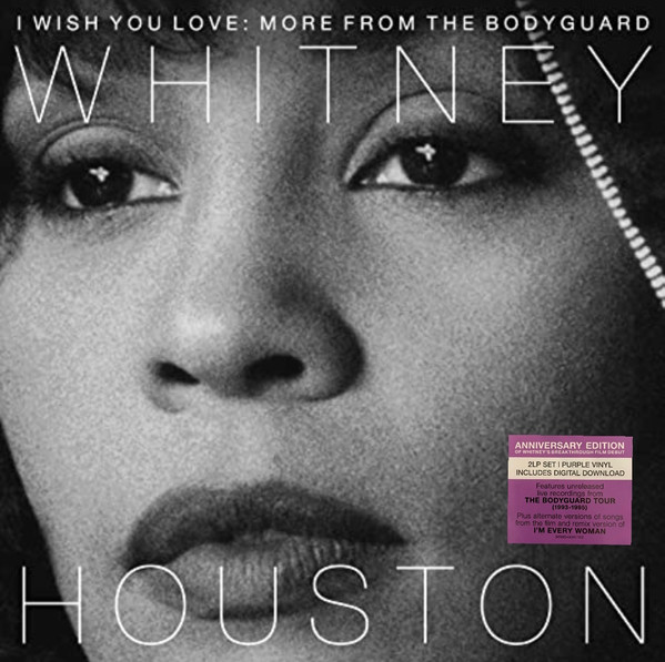 Whitney Houston - I Wish You Love: More From The Bodyguard Album Cover [Metaalprint]
