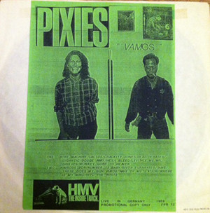 Pixies - Live In Germany 1989 Album Cover [Metaalprint]