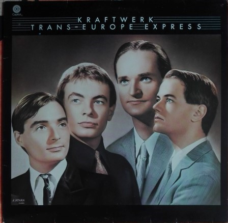 Kraftwerk - Trans-Europe Express Album Cover [Metaalprint]