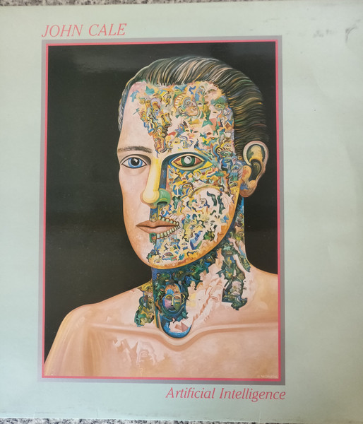 John Cale - Artificial Intelligence Album Cover [Metaalprint]