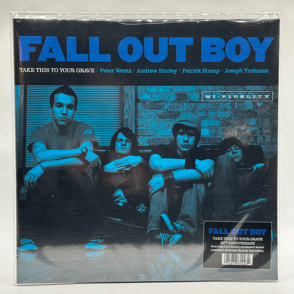 Fall Out Boy - Take This To Your Grave Album Cover [Metaalprint]