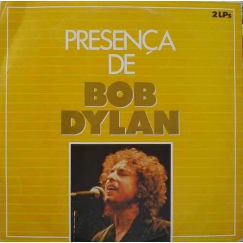 Bob Dylan - Presença De Bob Dylan Album Cover [Metaalprint]