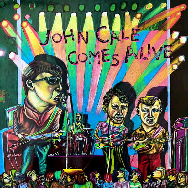 John Cale - John Cale Comes Alive Album Cover [Metaalprint]