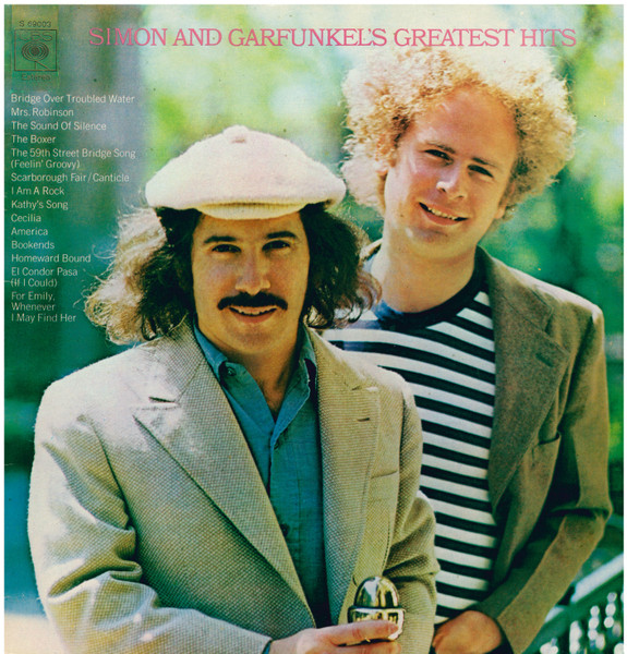Simon & Garfunkel - Simon And Garfunkel's Greatest Hits Album Cover [Metaalprint]