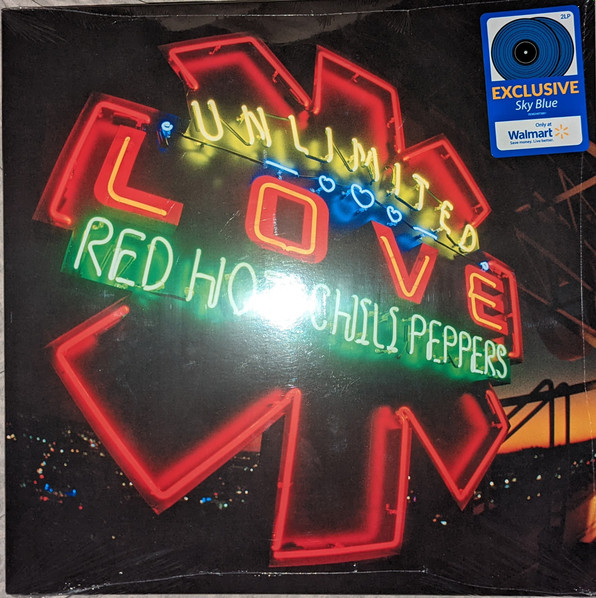 Red Hot Chili Peppers - Unlimited Love Album Cover [Metaalprint]
