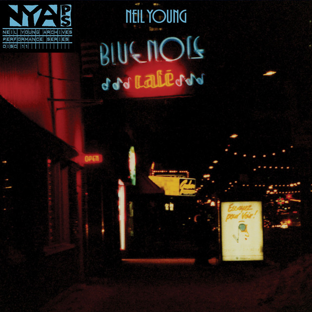 Neil Young - Tonight's The Night Album Cover [Metaalprint]
