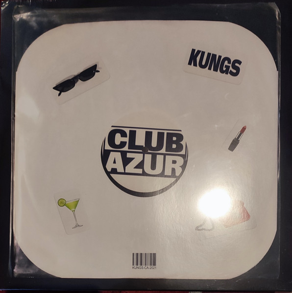Kungs - Club Azur Album Cover [Metaalprint]