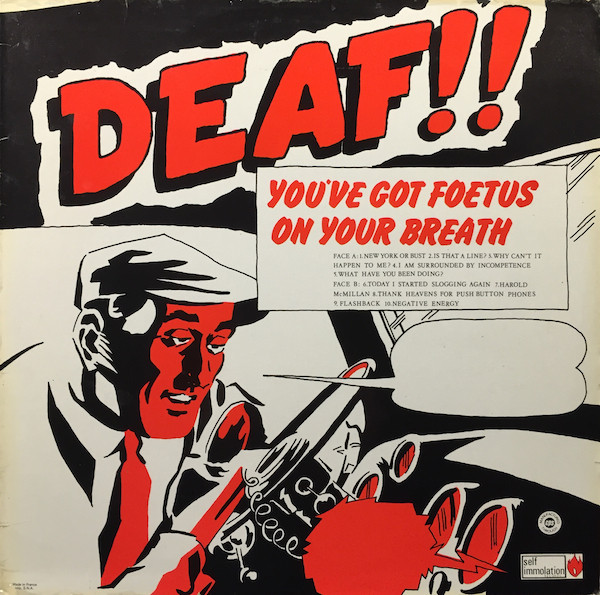 Foetus - Deaf Album Cover [Metaalprint]