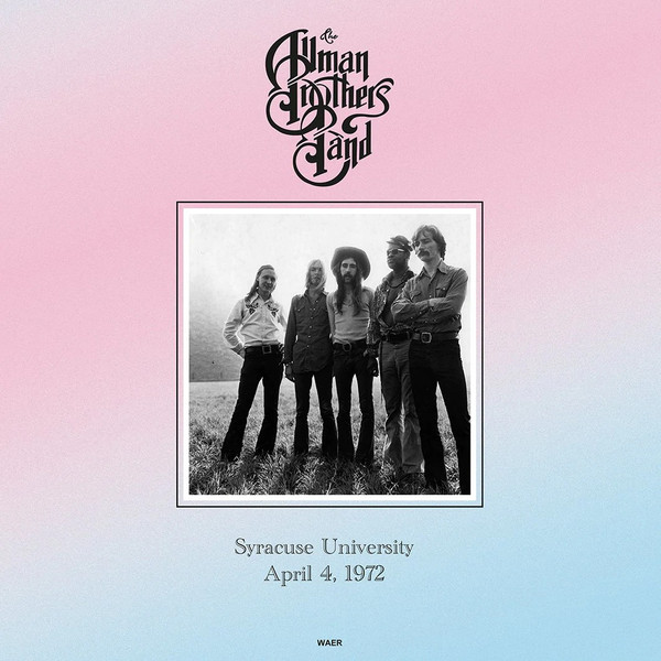 The Allman Brothers Band - Syracuse University April 4, 1972 Album Cover [Metaalprint]