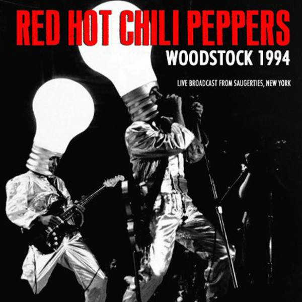 Red Hot Chili Peppers - Woodstock 1994 Album Cover [Metaalprint]