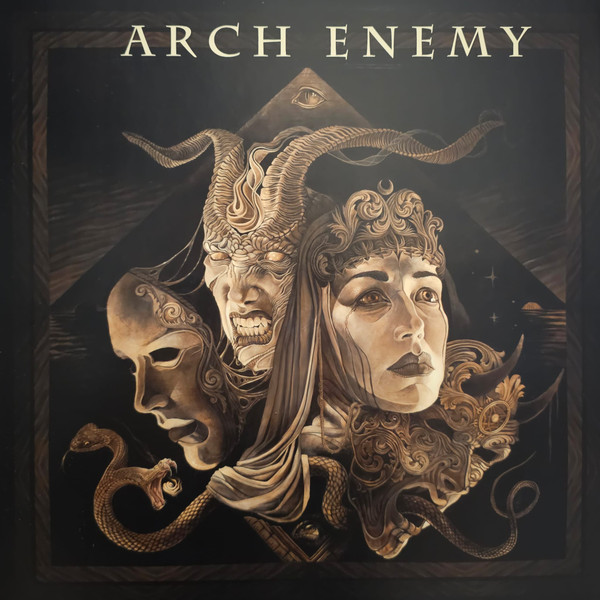Arch Enemy - Deceivers Album Cover [Metaalprint]