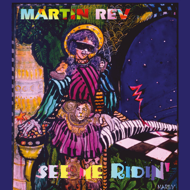 Martin Rev - See Me Ridin' Album Cover [Metaalprint]