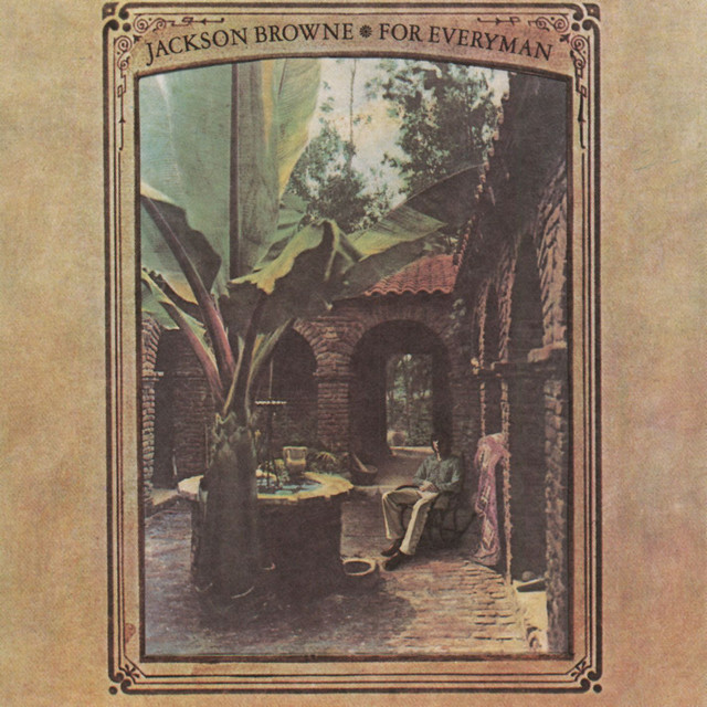 Jackson Browne - For Everyman Album Cover [Metaalprint]