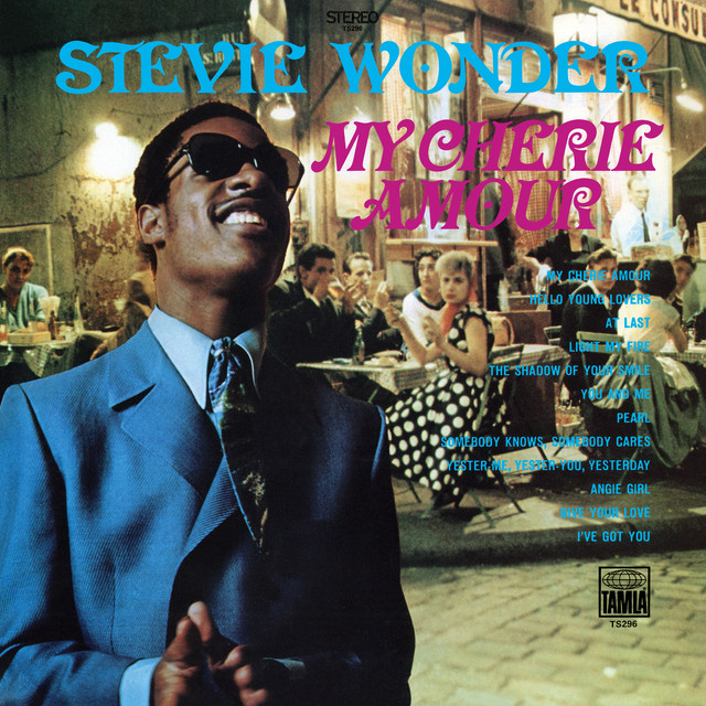 Stevie Wonder - My Cherie Amour Album Cover [Metaalprint]