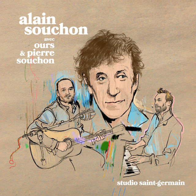 Alain Souchon - Rame Album Cover [Metaalprint]
