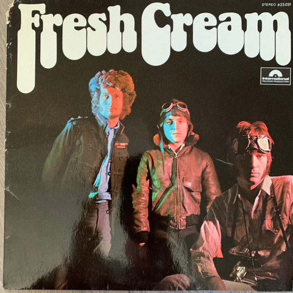 Cream (2) - Fresh Cream Album Cover [Metaalprint]