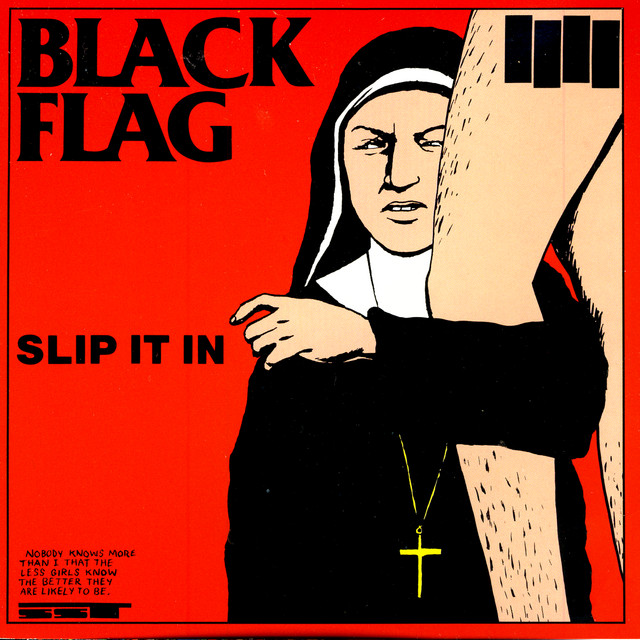 Black Flag - Slip It In Album Cover [Metaalprint]