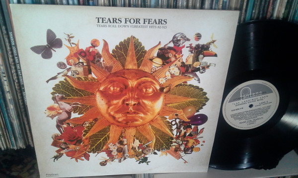 Tears For Fears - Las Lagrimas Caen (Grandes Exitos 82-92) Album Cover [Metaalprint]