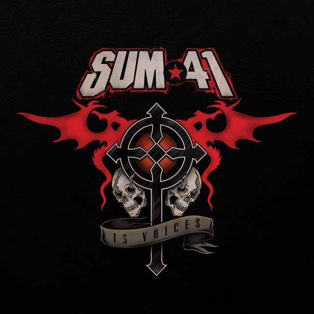 Sum 41 - 13 Voices Album Cover [Metaalprint]