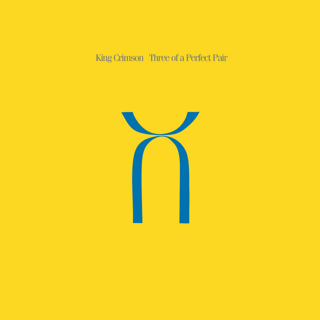 King Crimson - Three Of A Perfect Pair Album Cover [Metaalprint]