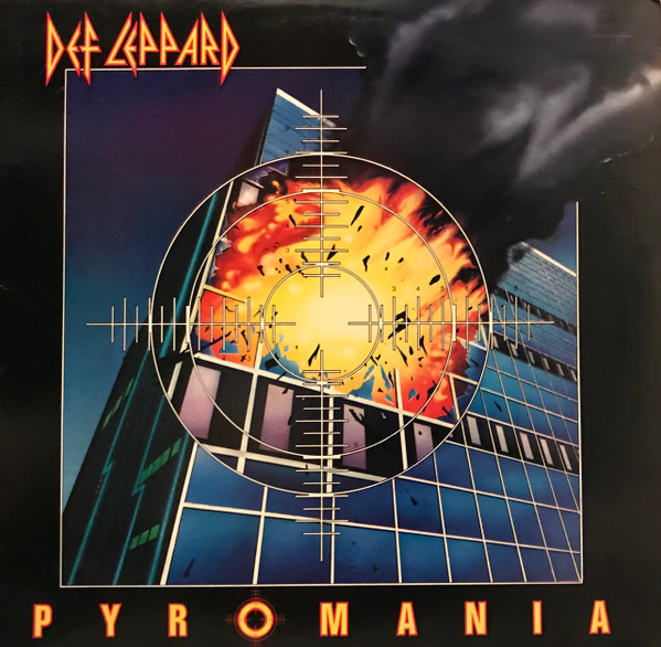 Def Leppard - Pyromania Album Cover [Metaalprint]