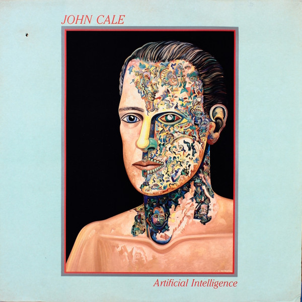 John Cale - Artificial Intelligence Album Cover [Metaalprint]