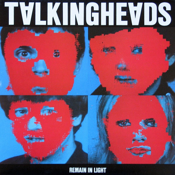 Talking Heads - Remain In Light Album Cover [Metaalprint]