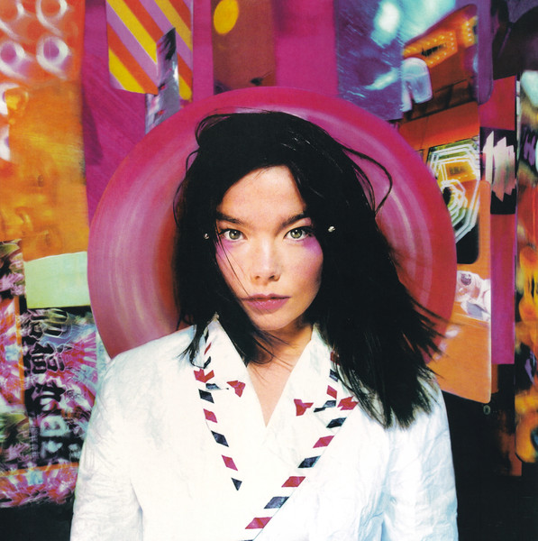 Björk - Post Album Cover [Metaalprint]