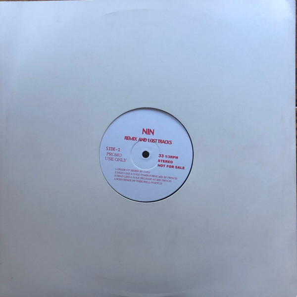 Nine Inch Nails - Remix And Lost Tracks Album Cover [Metaalprint]