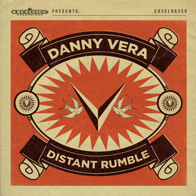 Danny Vera - Distant Rumble Album Cover [Metaalprint]
