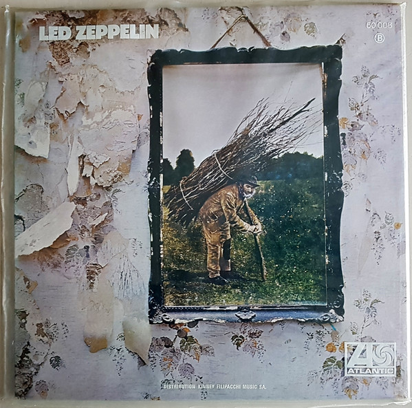Led Zeppelin - Untitled Album Cover [Metaalprint]