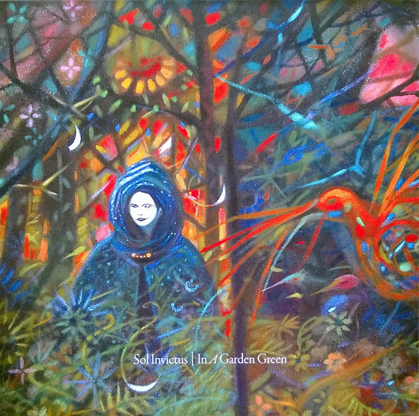 Sol Invictus - In A Garden Green Album Cover [Metaalprint]